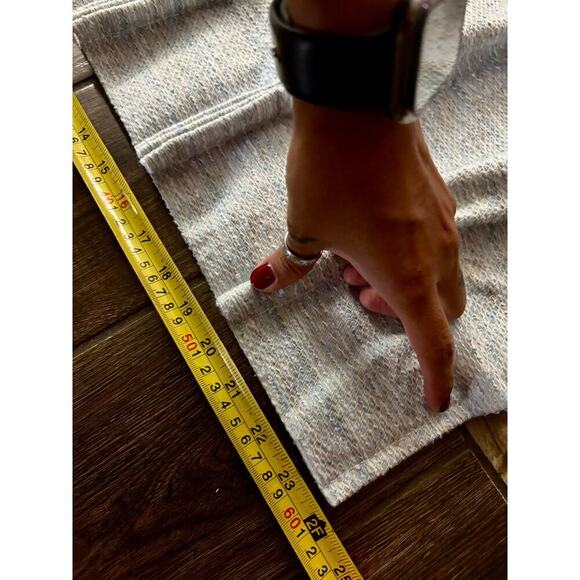 VTG 2 Panels Pinch Pleat Curtains Valance Blackout Soft Light Blue USA 24"x81" - Picture 13 of 16